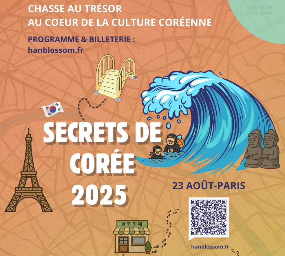 affiche chasse au trésor au coeur de la culture coréenne : secrets de Corée